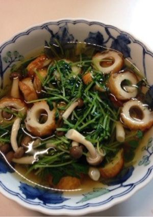 豆苗のさっと煮-レシピのメイン写真