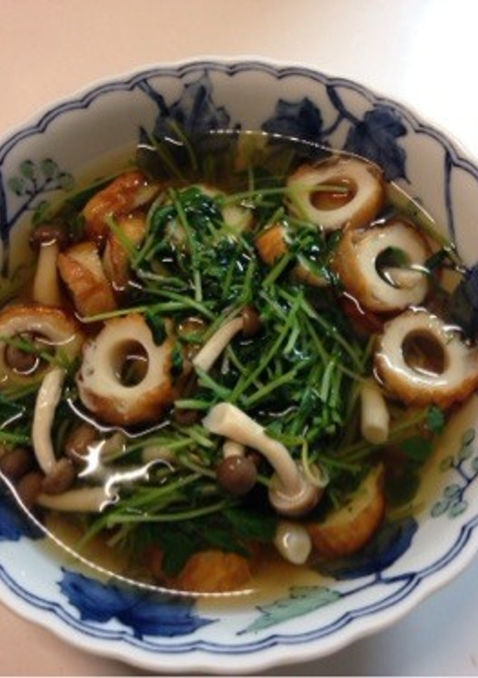 豆苗のさっと煮-レシピのメイン写真