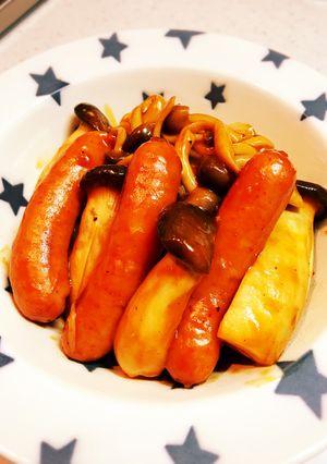 たっぷりキノコのケチャップ炒め お弁当◎-レシピのメイン写真