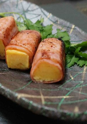 玉子焼のベーコン巻-レシピのメイン写真