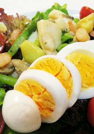 野菜たっぷり食べるアヒージョサラダ-レシピのメイン写真