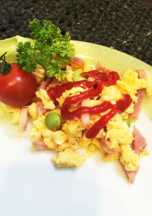 〜朝食に〜枝豆入りスクランブルエッグ-レシピのメイン写真