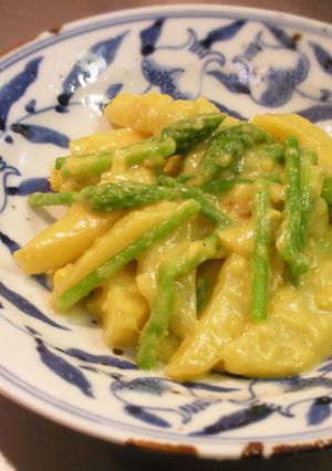 アスパラソバージュのコーンクリーム煮-レシピのメイン写真