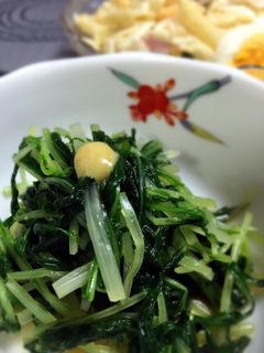 シンプル✿水菜の辛し和え-レシピのメイン写真