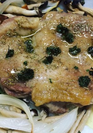簡単ジューシー☆チキン香草焼き。-レシピのメイン写真