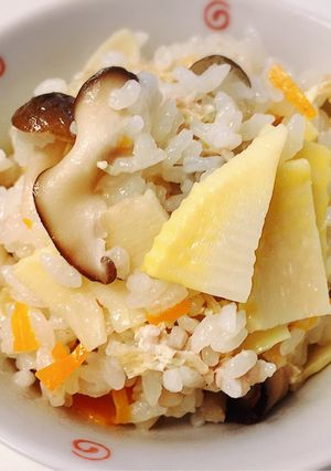 具 いっぱい筍ご飯-レシピのメイン写真