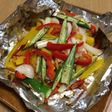 簡単グリルにポン!鮭と彩野菜のホイル焼き