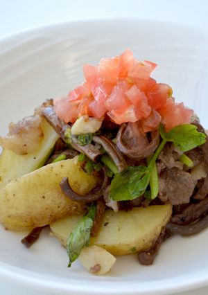 肉じゃが山菜-レシピのメイン写真