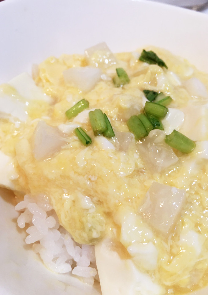 京都おばんざいかぶと豆腐のふわとろ卵とじ-レシピのメイン写真