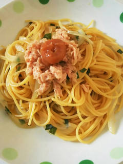 青じそドレッシングの和風パスタ-レシピのメイン写真