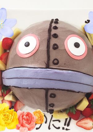 キャラケーキ だだんだん 立体ケーキ-レシピのメイン写真