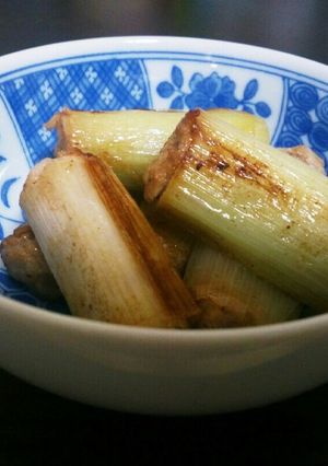 お弁当にも！ノンオイル！長ネギの肉詰め-レシピのメイン写真