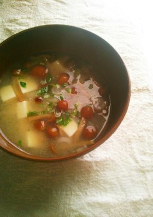 超簡単☆10分♪なめこと豆腐のお味噌汁♪-レシピのメイン写真