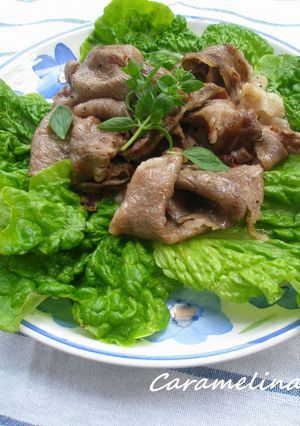 牛肉のさっと焼き*レモン醤油味-レシピのメイン写真