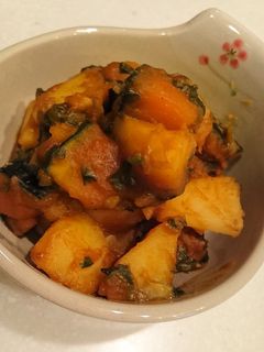 簡単10分!!南瓜とじゃがいもの煮物-レシピのメイン写真