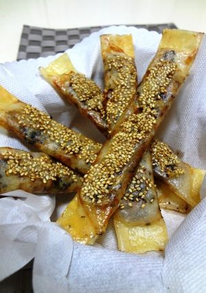 ゴマ香る焼き春巻き-レシピのメイン写真