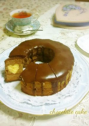 可愛いハート入り♪スポンジケーキ-レシピのメイン写真