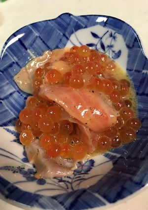塩イクラサーモンのオリーブレモン和え-レシピのメイン写真