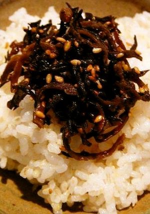 ご飯が進む！梅ひじききくらげ（精進料理）-レシピのメイン写真