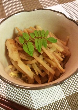 竹の子と竹輪の甘辛煮 竹つながり♪-レシピのメイン写真