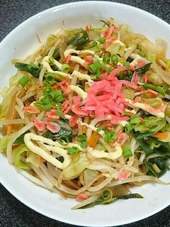 節約ヘルシー焼きそば。-レシピのメイン写真