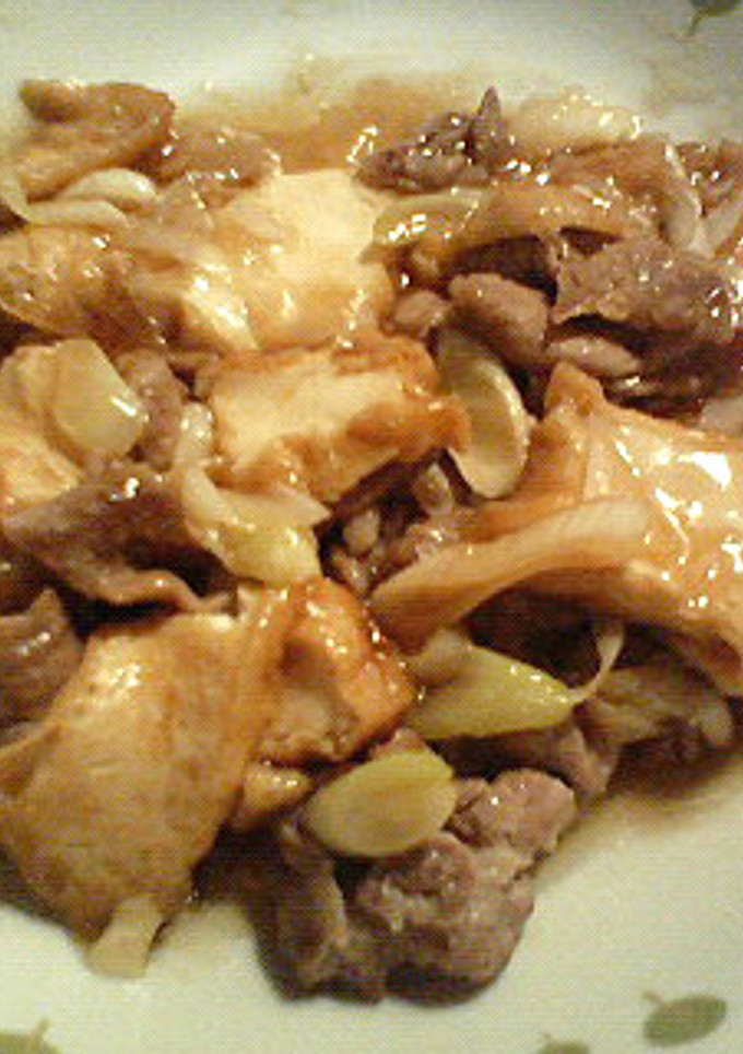 とろーりあんの豚肉と厚揚げの炒め物-レシピのメイン写真