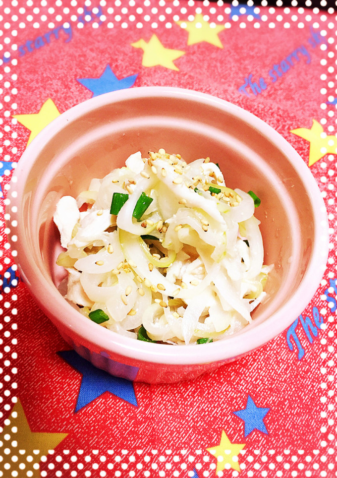玉ねぎスライスとムネ肉の旨旨和え物-レシピのメイン写真