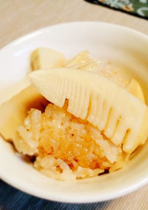 簡単《タケノコおこわ》おもてなしにも是非-レシピのメイン写真