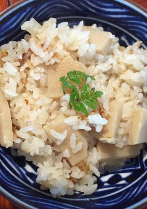 茅野舎出汁で竹の子御飯-レシピのメイン写真