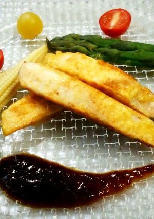 味噌ダレで食べる・カジキのピカタ-レシピのメイン写真