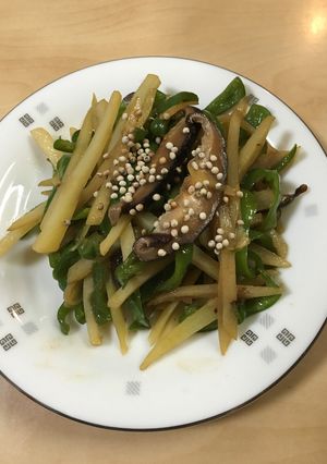 じゃがいもとピーマンのきんぴら-レシピのメイン写真
