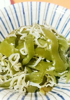 ピーマンとおじゃこの炊いたん-レシピのメイン写真