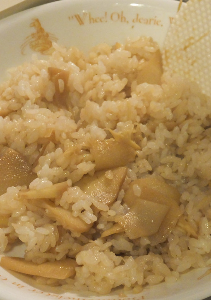 煮物の残りと白ご飯で簡単レンジの筍ご飯-レシピのメイン写真