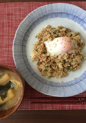 簡単♡豚バラ納豆チャーハン♡-レシピのメイン写真