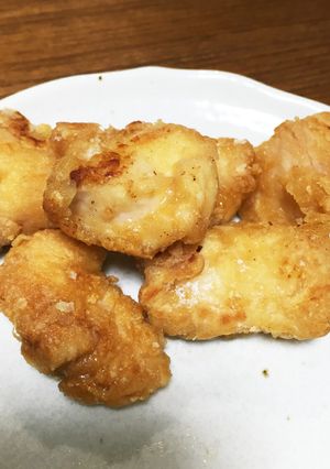 鶏むね肉のヘルシー焼き唐揚げ-レシピのメイン写真