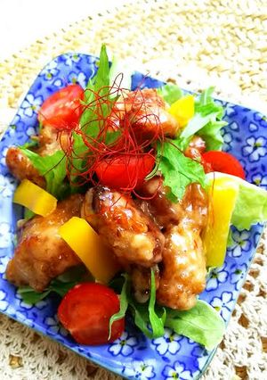 ☆鶏肉チリマヨソース☆ガッツリ男子飯弁当-レシピのメイン写真