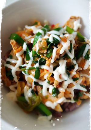 コショーが決め手☆豚キムチ丼-レシピのメイン写真