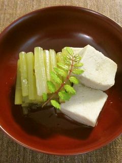 ふきと高野豆腐の煮物-レシピのメイン写真