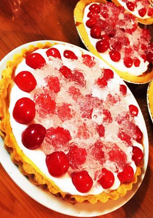 サクランボのチーズタルト♪-レシピのメイン写真