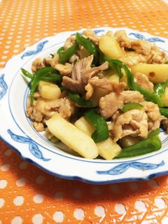 豚肉とピーマン、長芋のオイスター炒め♬-レシピのメイン写真