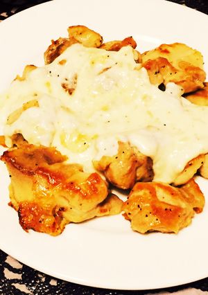 簡単クリームソースのチキンソテー-レシピのメイン写真
