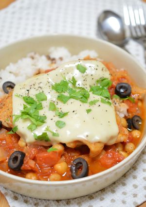 フライパン一つでチキンのトマトライス-レシピのメイン写真