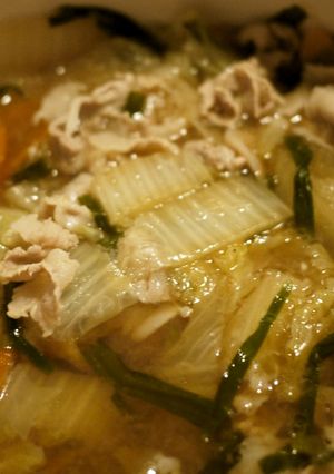 大豆アレルギー対応　豚バラみぞれ鍋-レシピのメイン写真