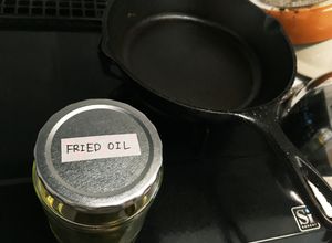 少量の揚げ油ならこれでOK♪油の保存☆-レシピのメイン写真
