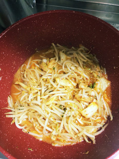 速攻うまか!!もやしキムチ創味炒め。-レシピのメイン写真