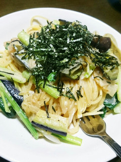 パスタソースで明太クリームパスタ-レシピのメイン写真