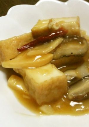 厚揚げの唐辛子煮込み-レシピのメイン写真