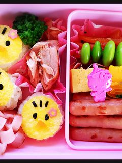 幼稚園お弁当 ひよこ-レシピのメイン写真