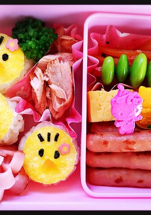幼稚園お弁当 ひよこ-レシピのメイン写真