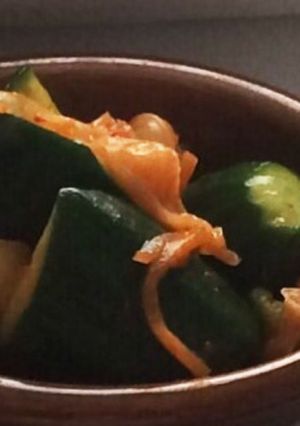 簡単！きゅうりとキムチの和え物-レシピのメイン写真